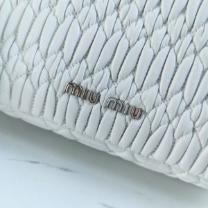 Replica Miu Miu Crystal Handbag White - top-rated replica designer bag
