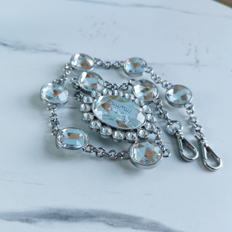 Replica Miu Miu Crystal Handbag White - best-selling designer handbag dupe