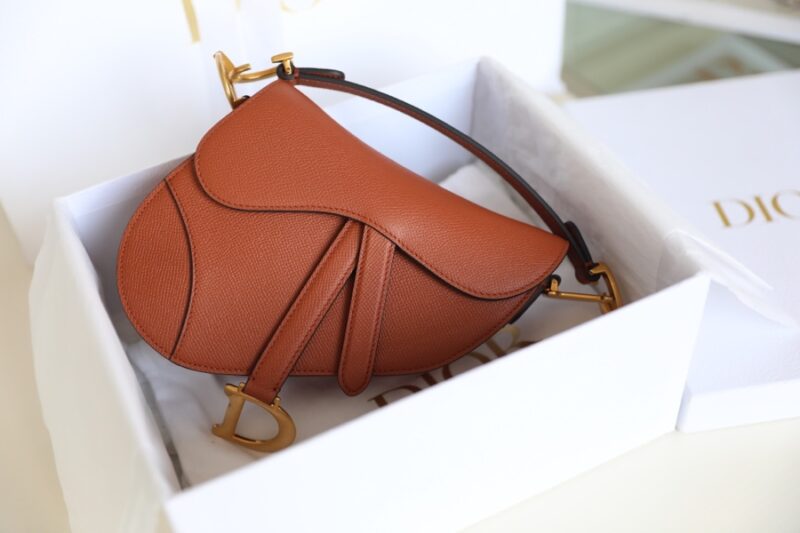 Replica Dior Saddle Bag Brown - top-rated replica designer bag