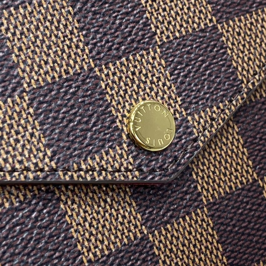 Replica Louis Vuitton Félicie Pochette Brown Grid - best-selling designer handbag dupe