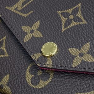Replica Louis Vuitton Félicie Pochette Brown - high-quality designer bag clone