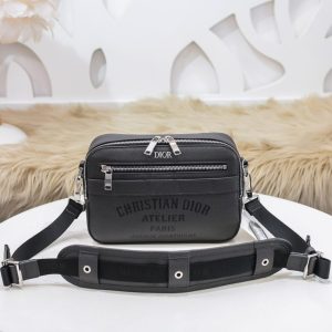 Replica Dior Safari Bag with Strap Black - top-rated replica designer bag