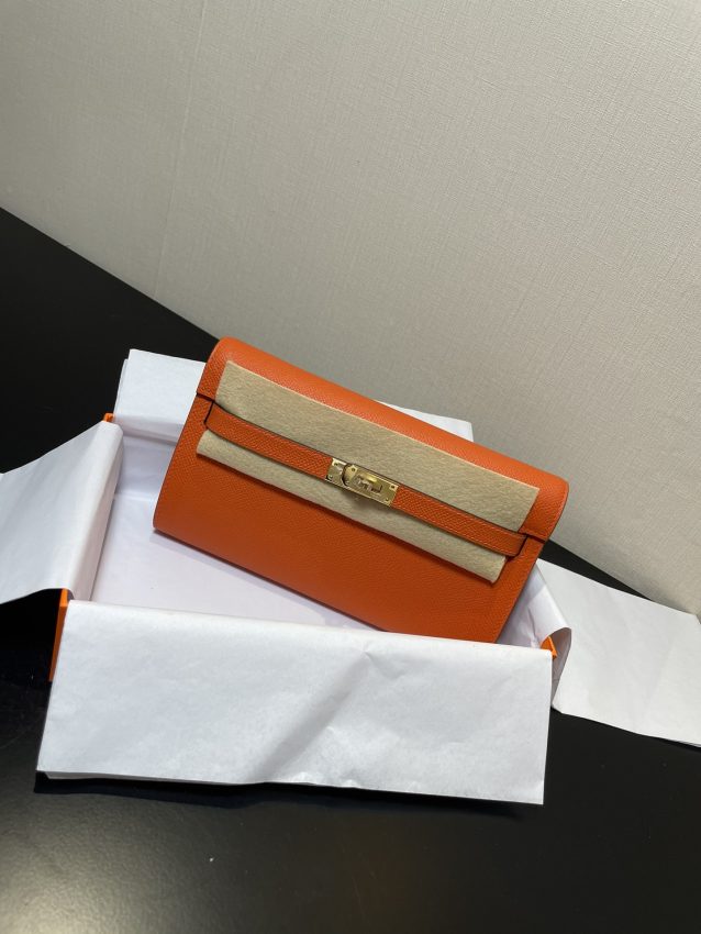 Replica Hermes Kelly Elan Orange - high-end fake designer purse