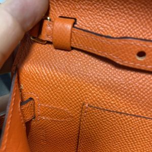 Replica Hermes Kelly Elan Orange - 1:1 designer replica handbag