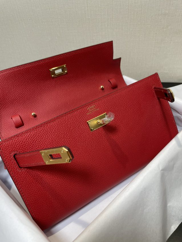 Replica Hermes Kelly Elan Red - top-tier luxury replica shoulder bag