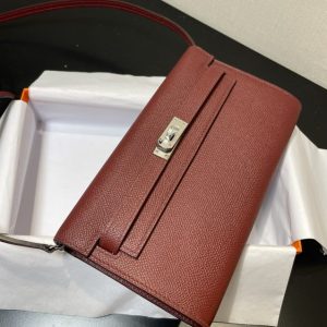 Replica Hermes Kelly Elan Bordeaux - 1:1 designer replica handbag