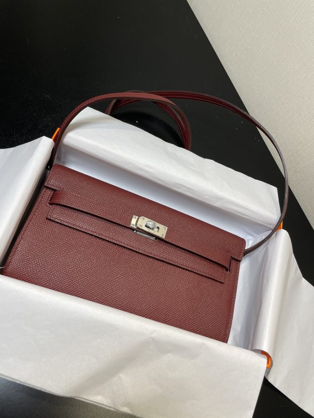 Replica Hermes Kelly Elan Bordeaux - best-selling designer handbag dupe