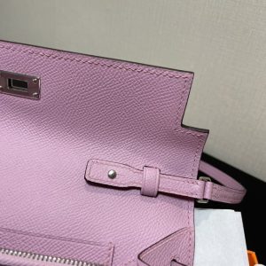 Replica Hermes Kelly Elan Pink - top-tier luxury replica shoulder bag