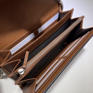 Replica Gucci Dionysus GG Chain Wallet Denim Blue - premium-grade designer purse dupe