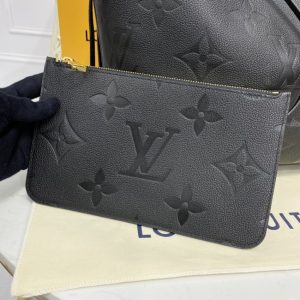 Replica Louis Vuitton Neverfull MM Full Black - high-end fake designer purse