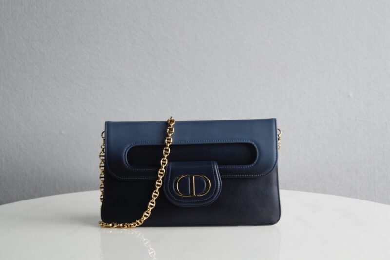 Replica Dior Double Bag Blue - elite superclone designer purse