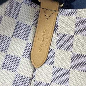 Replica Louis Vuitton NeoNoe BB White Grid - premium 1:1 fake handbag model