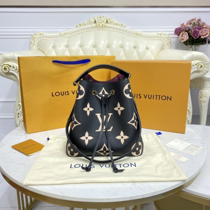 Replica Louis Vuitton NeoNoe BB Black - near-authentic luxury replica handbag