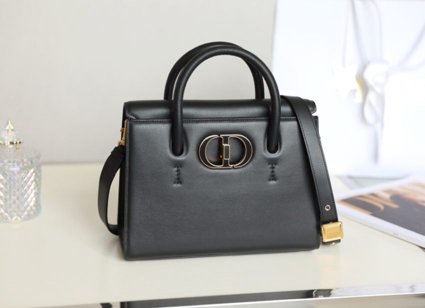 Replica Dior St Honoré Tote Black - premium-grade designer purse dupe