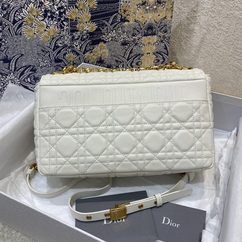 Replica Dior Caro Bag White - premium-grade designer purse dupe