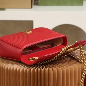 Replica Gucci GG Marmont 1955 Medium Red - high-end fake designer purse