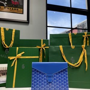 Goyard Camond Pouch Dupe — Versatile Goyardine Canvas Flat Pouch