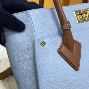 Replica Louis Vuitton On My Side Sky Blue - top-tier luxury replica shoulder bag