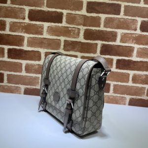 Replica Gucci GG Supreme Shoulder Bag Beige - high-quality designer bag clone