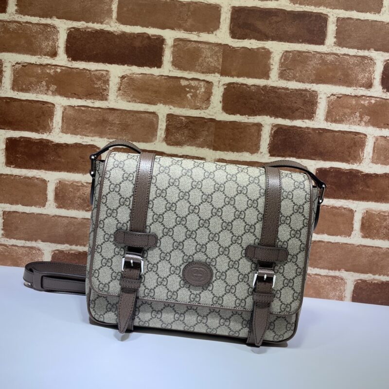 Replica Gucci GG Supreme Shoulder Bag Beige - near-authentic luxury replica handbag