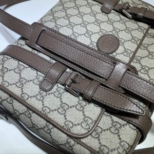Replica Gucci GG Supreme Shoulder Bag Beige - 1:1 designer replica handbag