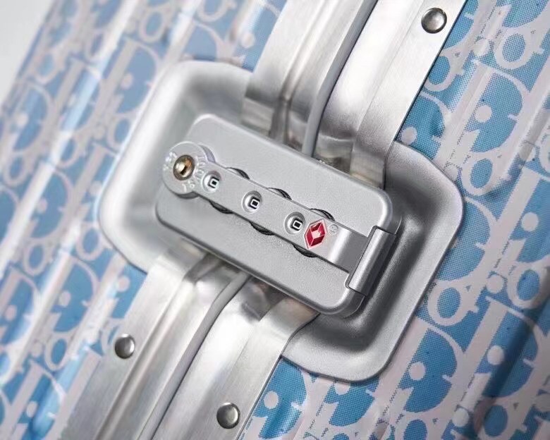 Replica Rimowa & Dior Suitcase Light Blue - elite superclone designer purse