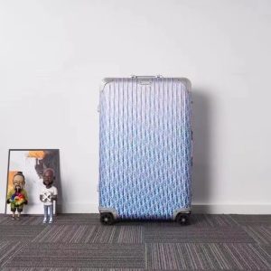 Replica Rimowa & Dior Suitcase Light Blue - elite superclone designer purse