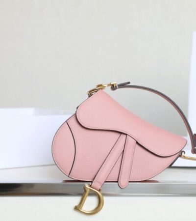 Replica Dior Saddle Bag Small Pink - realistic designer-inspired fake bag