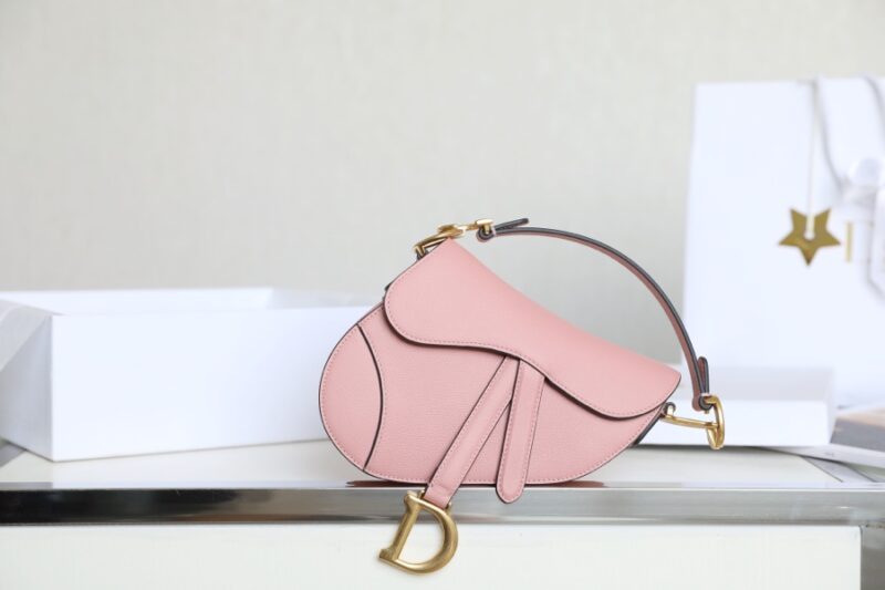 Replica Dior Saddle Bag Small Pink - realistic designer-inspired fake bag