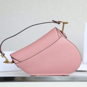 Replica Dior Saddle Bag Pink - high-quality designer bag clone