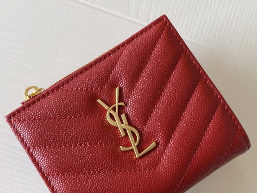 Replica Yves Saint Laurent Zipper Wallet - high-quality designer bag clone