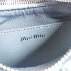 Replica Miu Miu Matelassé Pearl Blue - 1:1 designer replica handbag