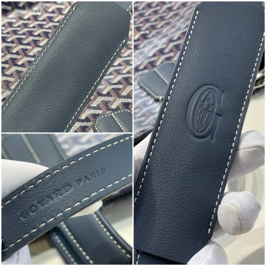 Replica Goyard Voltaire Dark Blue - near-authentic luxury replica handbag