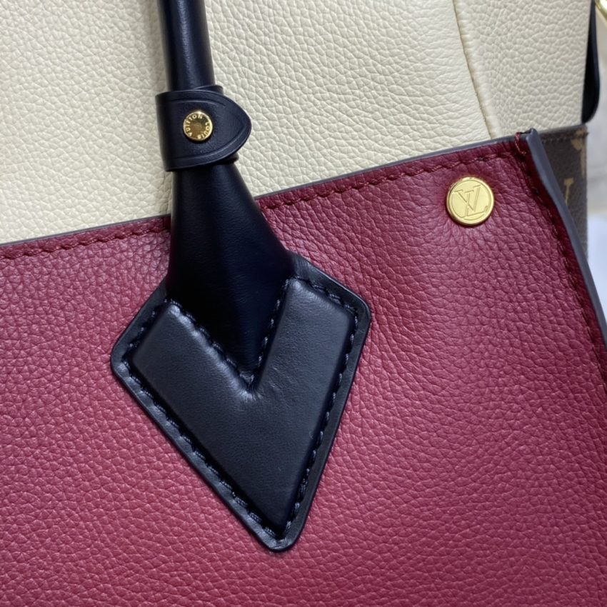 Replica Louis Vuitton On My Side Bordauxe - ultra-realistic fake designer tote