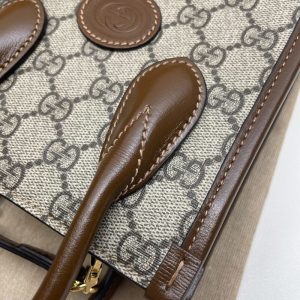 Replica Gucci Ophidia Mini Tote Bag Beige - realistic designer-inspired fake bag