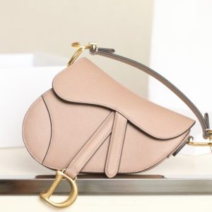 Replica Dior Saddle Bag Small Nude - best-selling designer handbag dupe