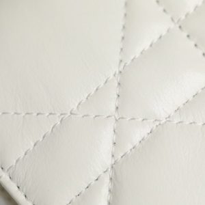 Replica Dior Caro Bag White Gunmetal - premium 1:1 fake handbag model