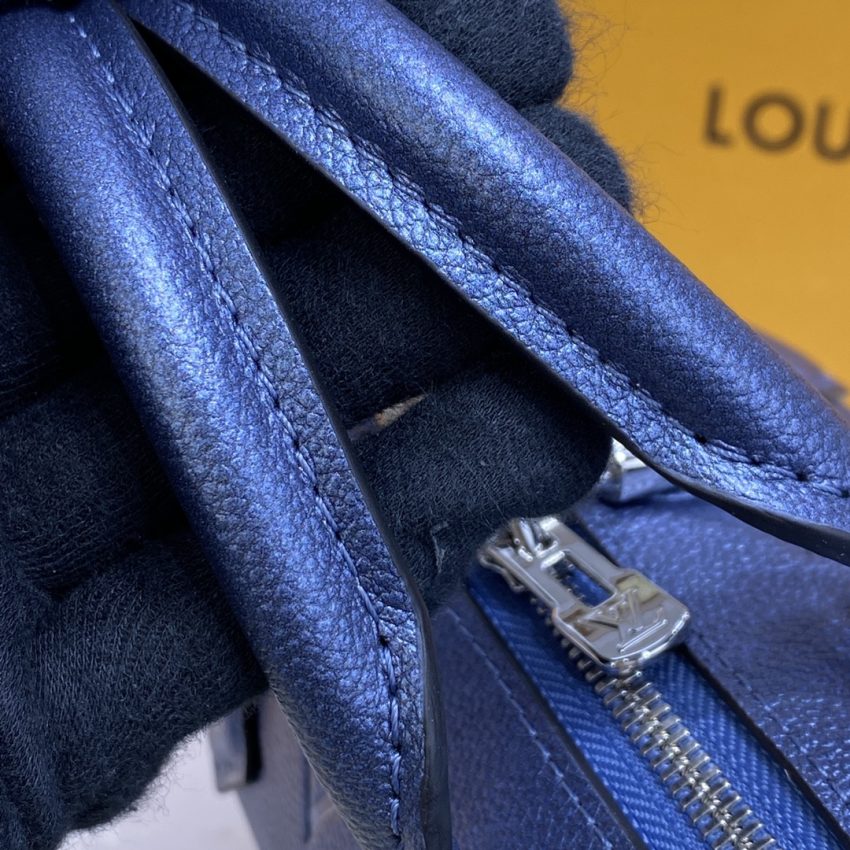 Replica Louis Vuitton Speedy Bandouliere 20 Dark Blue - authentic-look luxury purse replica