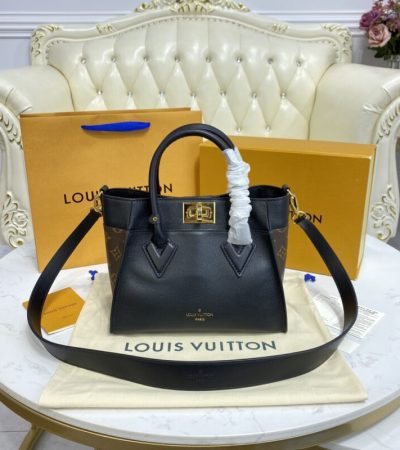 Replica Louis Vuitton On My Side PM Black - premium-grade designer purse dupe