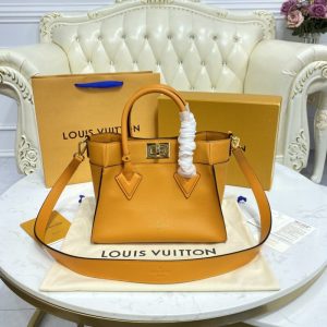 Replica Louis Vuitton On My Side PM Brown - ultra-realistic fake designer tote