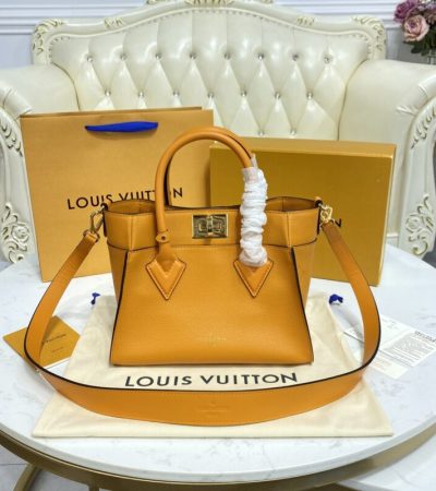 Replica Louis Vuitton On My Side PM Brown - ultra-realistic fake designer tote