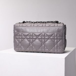 Replica Dior Caro Bag Diamond Grey - ultra-realistic fake designer tote