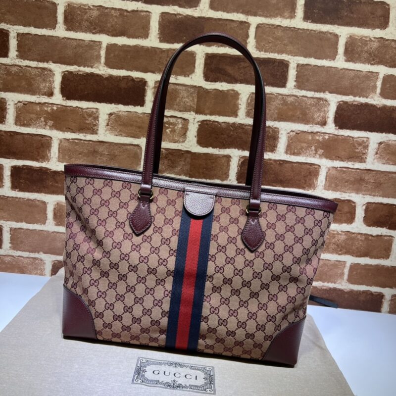 Replica Gucci Ophidia Medium Tote Red - premium 1:1 fake handbag model
