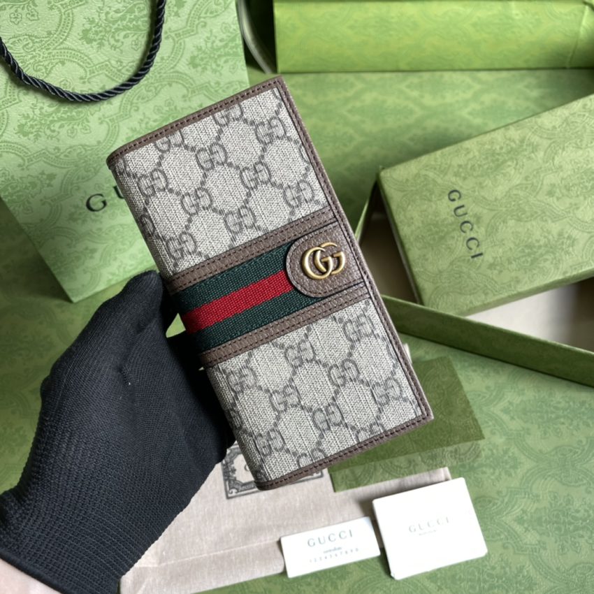 Replica Gucci Interlocking Long Wallet - near-authentic luxury replica handbag