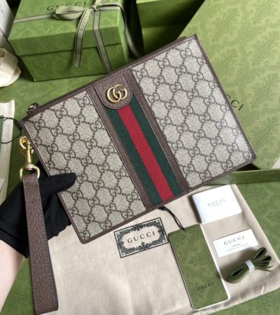 Replica Gucci Ophidia Web Clutch - high-accuracy replica luxury purse