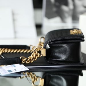 Replica CHANEL Le Boy Black - best-selling designer handbag dupe