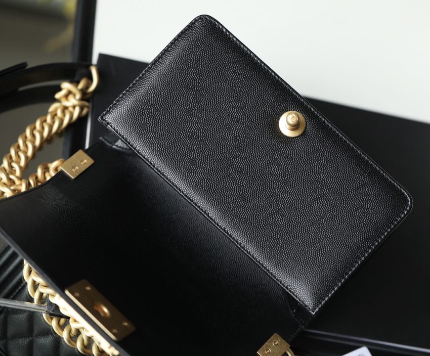 Replica CHANEL Le Boy Black - premium-grade designer purse dupe