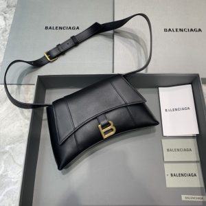 Replica Balenciaga Hourglass Mini Black - ultra-realistic fake designer tote
