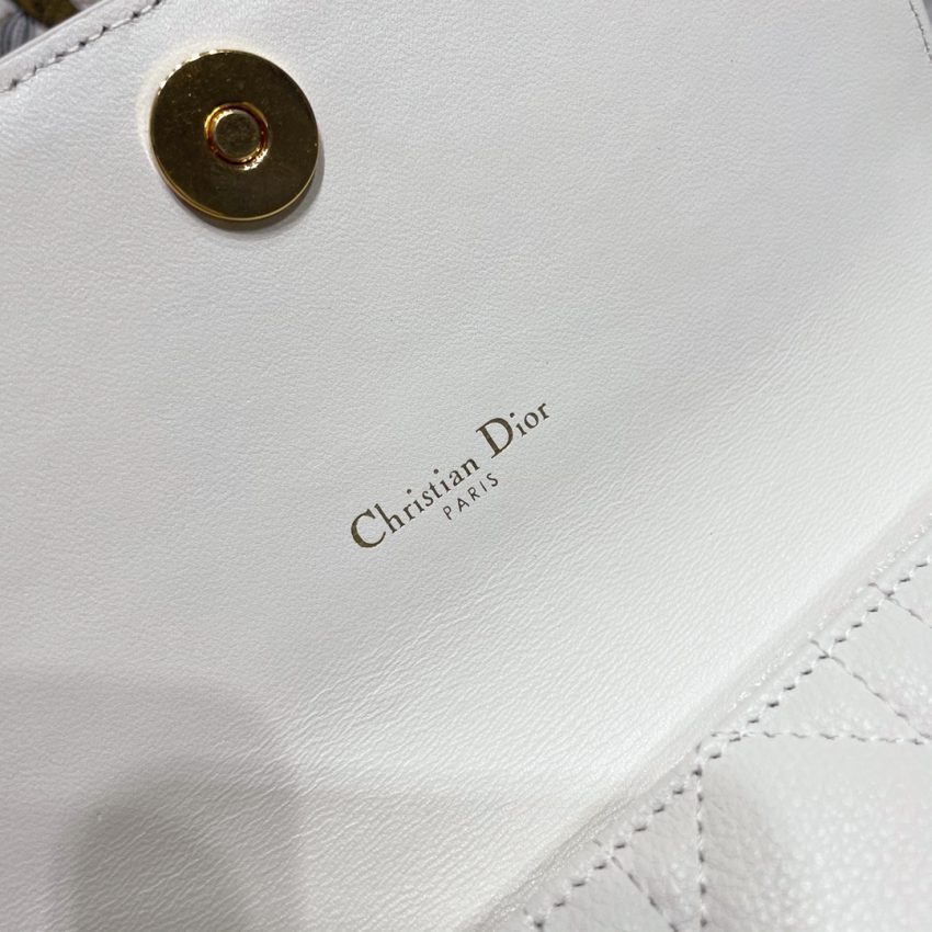 Replica Dior Miss Caro Pouch White - top-rated replica designer bag
