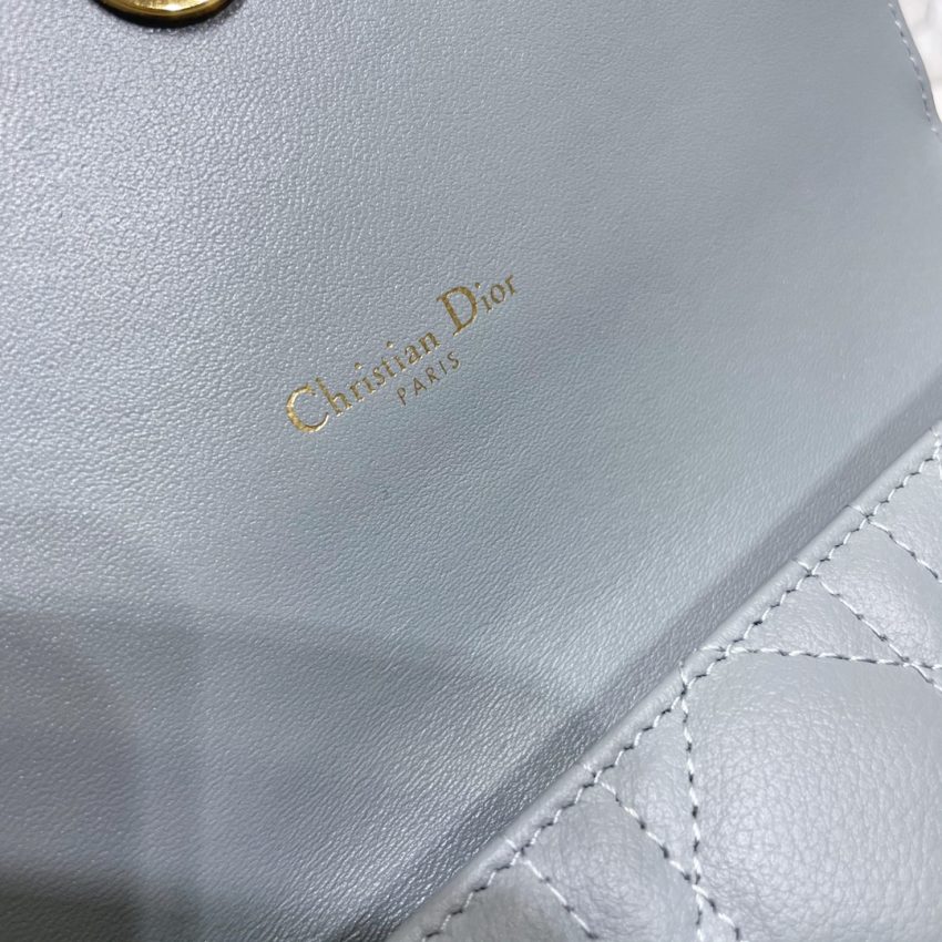 Replica Dior Miss Caro Pouch Sky Blue - realistic designer-inspired fake bag